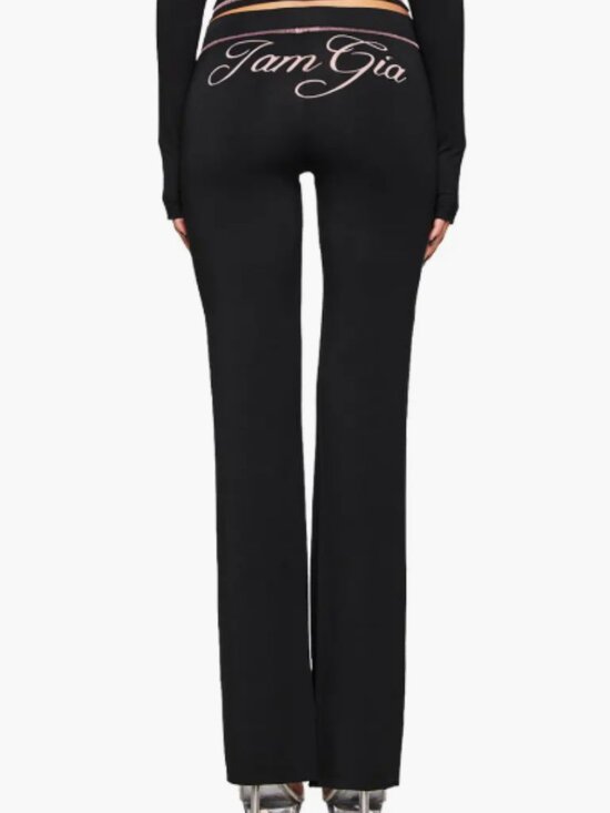 I.AM.GIA Pants - I AM GIA Blare Trackpant Womens XXS 2XS Black Pink Track Jogger Pants Only NEW